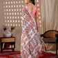 Rajwada Multicolor Silk Blend Printed Saree For Women
