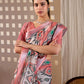Rajwada Multicolor Silk Blend Printed Saree For Women