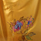 Rajwada Yellow Satin Solid Saree For Women