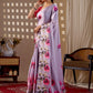 Rajwada Multicolor Satin Solid Saree For Women