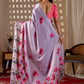 Rajwada Multicolor Satin Solid Saree For Women