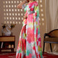 Rajwada Multicolor Satin Solid Saree For Women