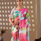 Rajwada Multicolor Satin Solid Saree For Women