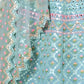 Rajwada Sky Blue Silk Blend Embroidered Semi-Stitched Lehenga For Women