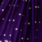 Rajwada Deep Purple Silk Blend Embellished Semi Stitched Lehenga For Women