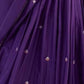 Rajwada Purple Crepe Embellished Semi Stitched Lehenga For Women