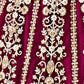 Rajwada Dark Pink Net Embellished Semi Stitched Lehenga For Women