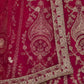 Rajwada Pink Net Embellished Semi Stitched Lehenga For Women