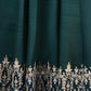 Rajwada Dark Green Silk Blend Embroidered Semi Stitched Lehenga For Women