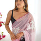 Rajwada Multicolor Georgette Embroidered Saree For Women