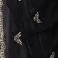 Rajwada Black Chiffon Embroidered Saree For Women