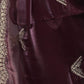 Rajwada Maroon Chiffon Embroidered Saree For Women