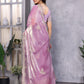 Rajwada Lavender Chiffon Embroidered Saree For Women