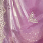 Rajwada Lavender Chiffon Embroidered Saree For Women