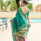 Rajwada Sea Green Silk Woven Paithani Saree For Women