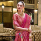 Rajwada Magenta Silk Woven Paithani Saree For Women