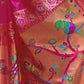 Rajwada Magenta Silk Woven Paithani Saree For Women
