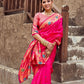 Rajwada Magenta Silk Woven Paithani Saree For Women