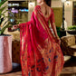 Rajwada Magenta Silk Woven Paithani Saree For Women