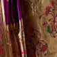Rajwada Purple Silk Woven Paithani Saree For Women