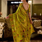 Rajwada Lime Green Silk Woven Paithani Saree For Women