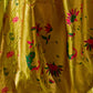 Rajwada Lime Green Silk Woven Paithani Saree For Women