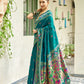 Rajwada Teal Green Silk Woven Paithani Saree For Women