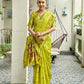 Rajwada Lime Green Silk Woven Paithani Saree For Women