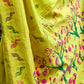 Rajwada Lime Green Silk Woven Paithani Saree For Women