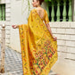 Rajwada Yellow Silk Woven Paithani Saree For Women