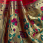 Rajwada Magenta Silk Woven Paithani Saree For Women