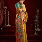 Rajwada Yellow Silk Woven Paithani Saree For Women