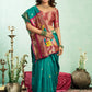Rajwada Sea Green Silk Woven Paithani Saree For Women