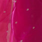 Rajwada Magenta Chiffon Embellished Saree For Women