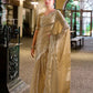 Rajwada Beige Chiffon Embellished Saree For Women