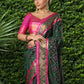 Rajwada Green Silk Woven Saree For Women