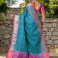 Rajwada Sky Blue Silk Woven Saree For Women
