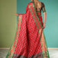 Rajwada Red Silk Woven Saree For Women