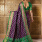 Rajwada Purple Silk Woven Saree For Women