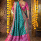 Rajwada Sea Green Silk Woven Saree For Women