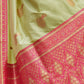 Rajwada Pista Green Silk Zari Woven Saree For Women
