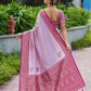 Rajwada Lavender Silk Zari Woven Saree For Women