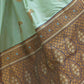 Rajwada Sea Green Silk Zari Woven Saree For Women