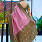 Rajwada Pink Silk Zari Woven Saree For Women
