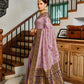 Rajwada Lavender Silk Woven Saree For Women