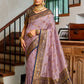 Rajwada Lavender Silk Woven Saree For Women