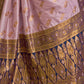 Rajwada Lavender Silk Woven Saree For Women