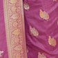 Rajwada Light Pink Silk Woven Saree For Women