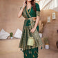 Rajwada Green Silk Woven Saree For Women