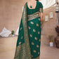 Rajwada Green Silk Woven Saree For Women